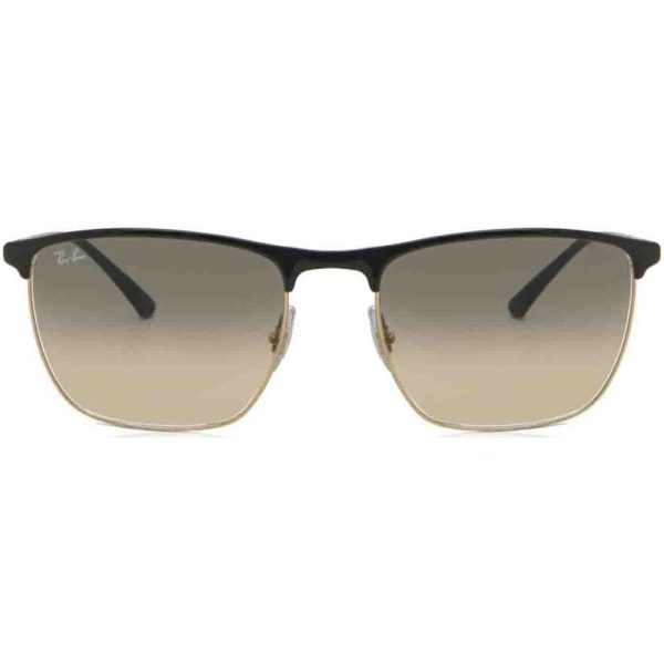 RAYBAN RB3686 187/32 - Metal full Rayban Black gold Square