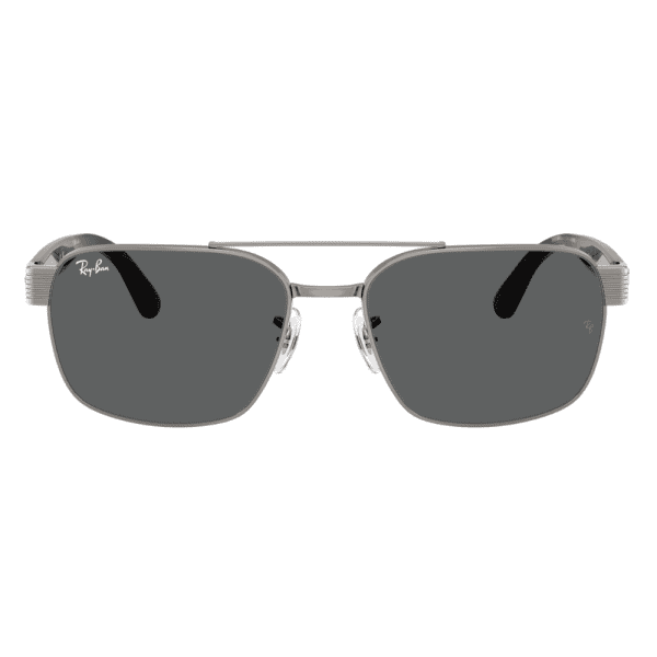 RAYBAN RB3751 004/B1 - Metal full Rayban Silver Square