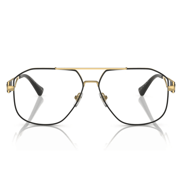 VERSACE VE 1287 1443 - Metal full VERSACE Black gold Square