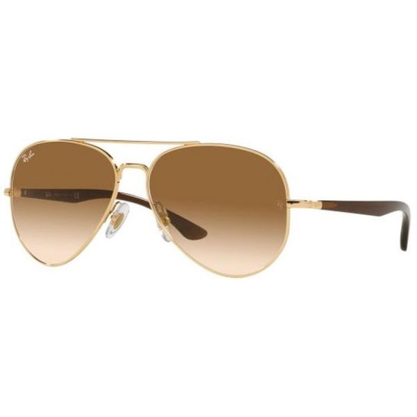 RAYBAN RB3675 001/51 - METAL SHEET Rayban Gold brown Aviator - Image 2