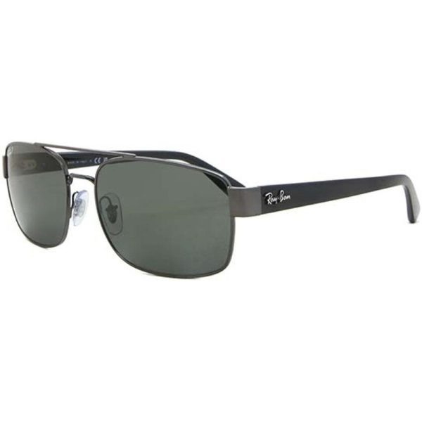 RAYBAN RB3687 004/58 - Metal full Rayban Black Square - Image 2