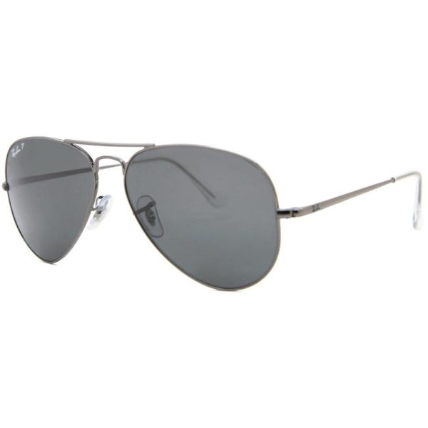 RAYBAN RB3689 004/48 - Metal full Rayban Black Aviator - Image 2