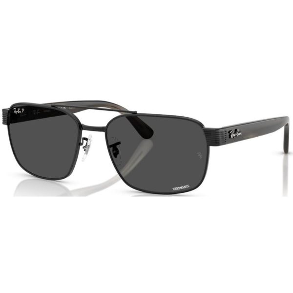 RAYBAN RB3751CH 002/K8 - Metal full Rayban Black Square - Image 2