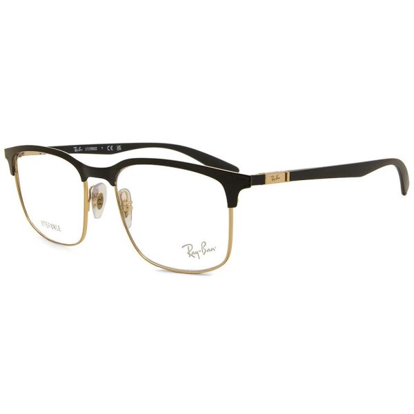 RAYBAN RB6518 2890 - Metal full Rayban Black gold Square - Image 2