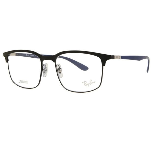 RAYBAN RB6518 3171 - Metal full Rayban Black blue Square - Image 2