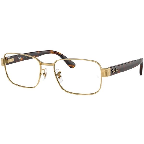 RAYBAN RB6529 2500 - METAL SHEET Rayban Gold brown Square - Image 2