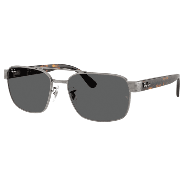 RAYBAN RB3751 004/B1 - Metal full Rayban Silver Square - Image 2