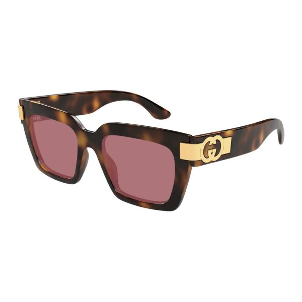 GUCCI GG1689S 002 - Sheet full Gucci Gold brown Ladies - Image 2