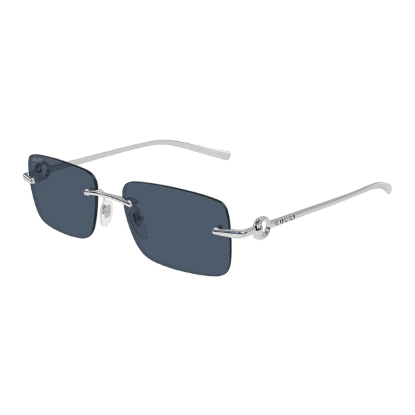 GUCCI GG1703S 003 - 3 pcs Gucci Silver blue Square - Image 2