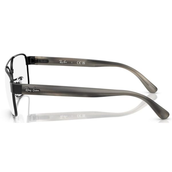 RAYBAN RB 3751V 2509 - METAL SHEET Rayban Black Square - Image 3