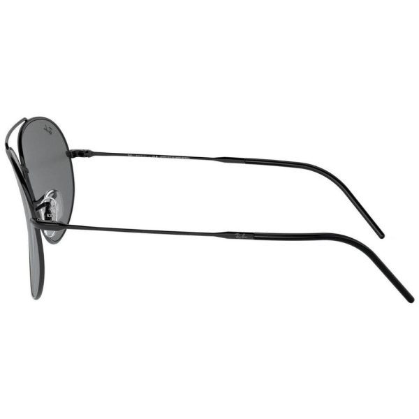 RAYBAN RB R0101S 002/GR - Metal full Rayban Black Aviator - Image 3