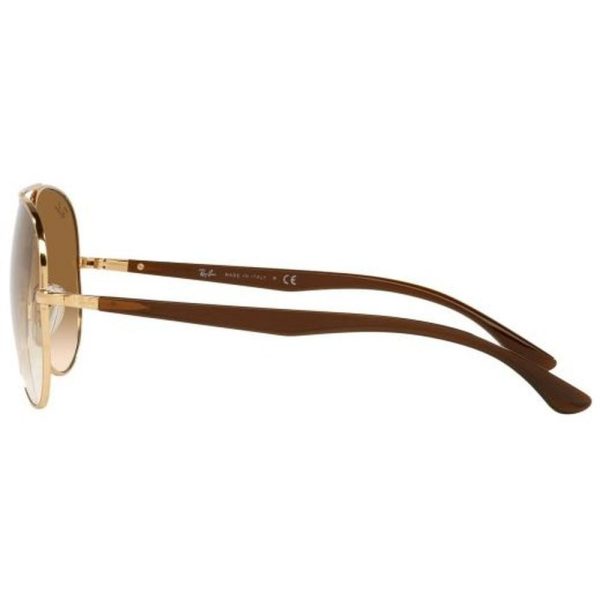 RAYBAN RB3675 001/51 - METAL SHEET Rayban Gold brown Aviator - Image 3