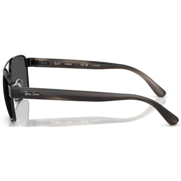 RAYBAN RB3751CH 002/K8 - Metal full Rayban Black Square - Image 3