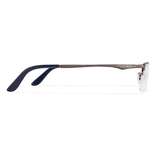 RAYBAN RB6304I 2502 - Metal Supra Rayban Silver blue Square - Image 3