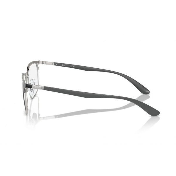 RAYBAN RB6518 3163 - Metal full Rayban Silver black Square - Image 3