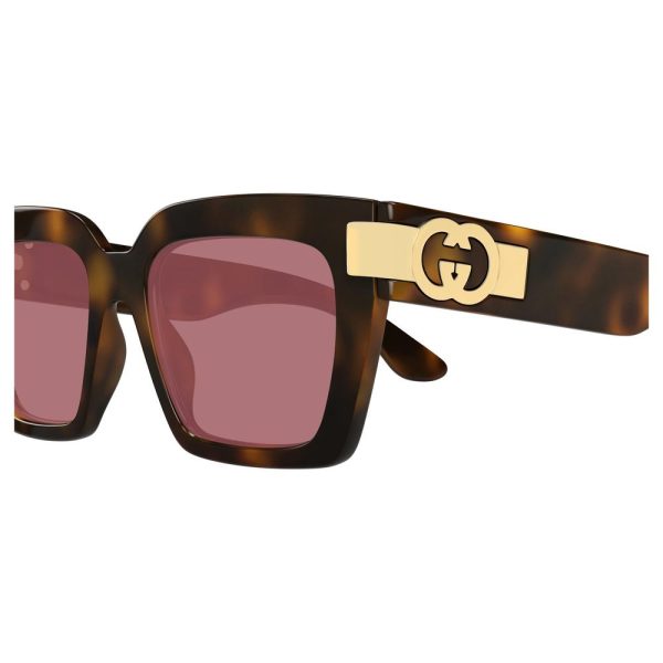 GUCCI GG1689S 002 - Sheet full Gucci Gold brown Ladies - Image 3