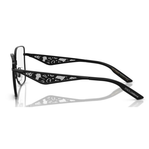 DOLCE&GABBANA DG 1358 01 - Metal full DOLCE&GABBANA Black Ladies - Image 3