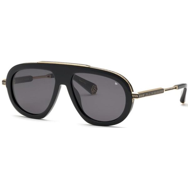 PHILIPP PLEIN SPP151 0700 57 - METAL SHEET PHILIPP PLEIN Black gold Aviator