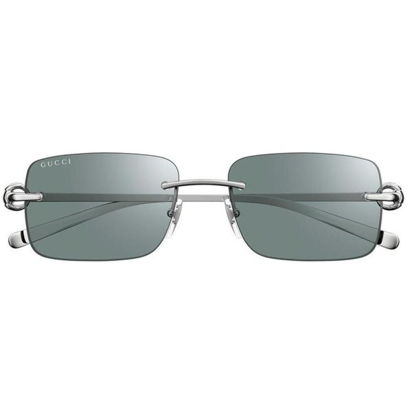 GUCCI GG1703S 002 55 - 3 pcs Gucci Silver Square