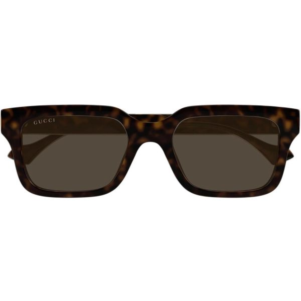 GUCCI GG1732SK 002 55 - Sheet full Gucci Gold brown Square