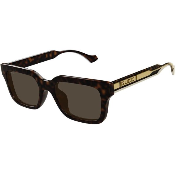 GUCCI GG1732SK 002 55 - Sheet full Gucci Gold brown Square - Image 2