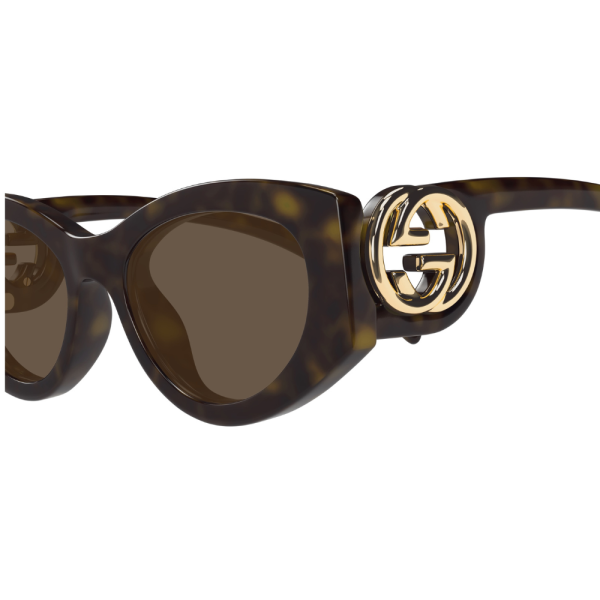 GUCCI GG1691S 002 54 - Sheet full Gucci Gold brown Ladies - Image 3