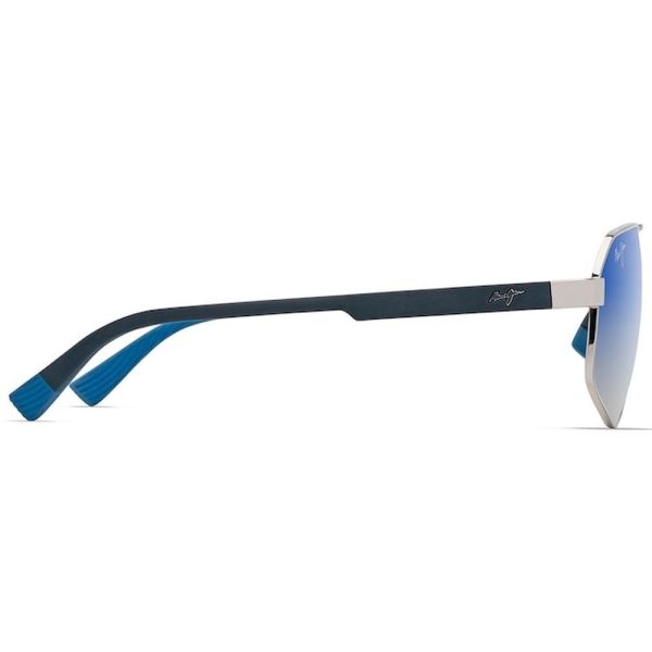 MAUI JIM MJ620 17 - Metal full MAUI JIM Silver blue Square - Image 3